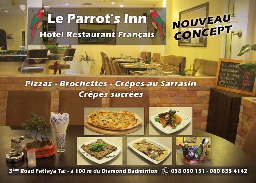Le Parrots-Inn Praia de Jomtien Exterior foto